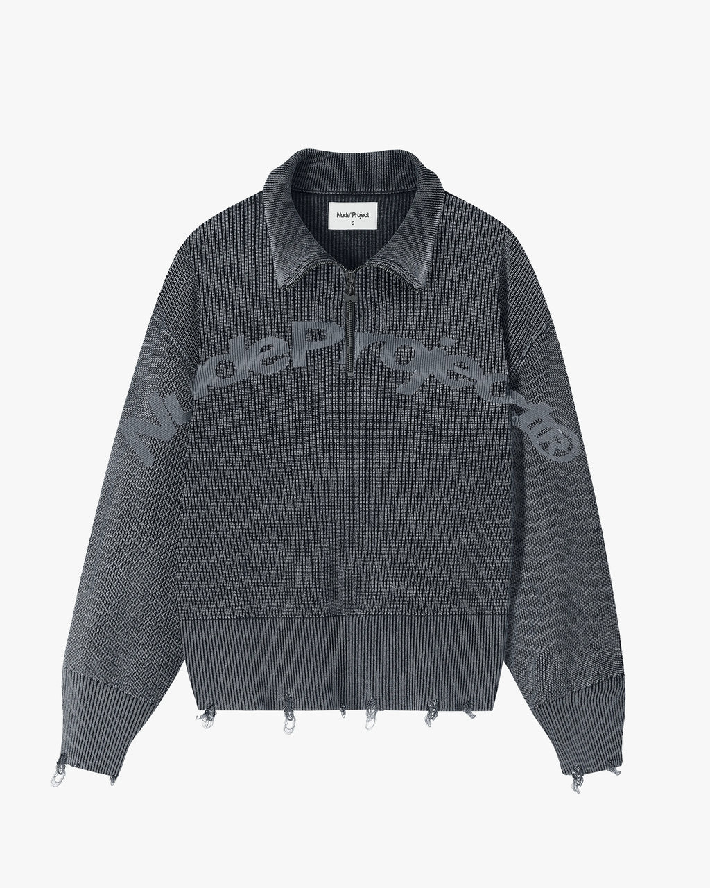 Beast Quarter-Zip Knit Ash